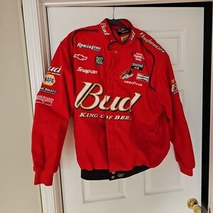 Vintage Nascar Dale Earnhardt Budweiser Jacket